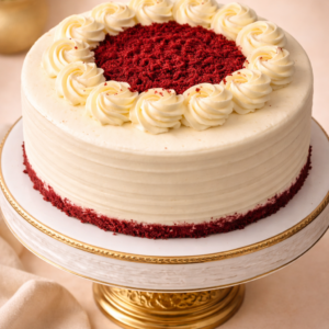 Velvet Crown Cake – Premium Edition