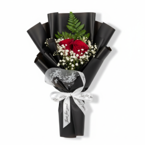 Midnight Elegance Rose Bouquet