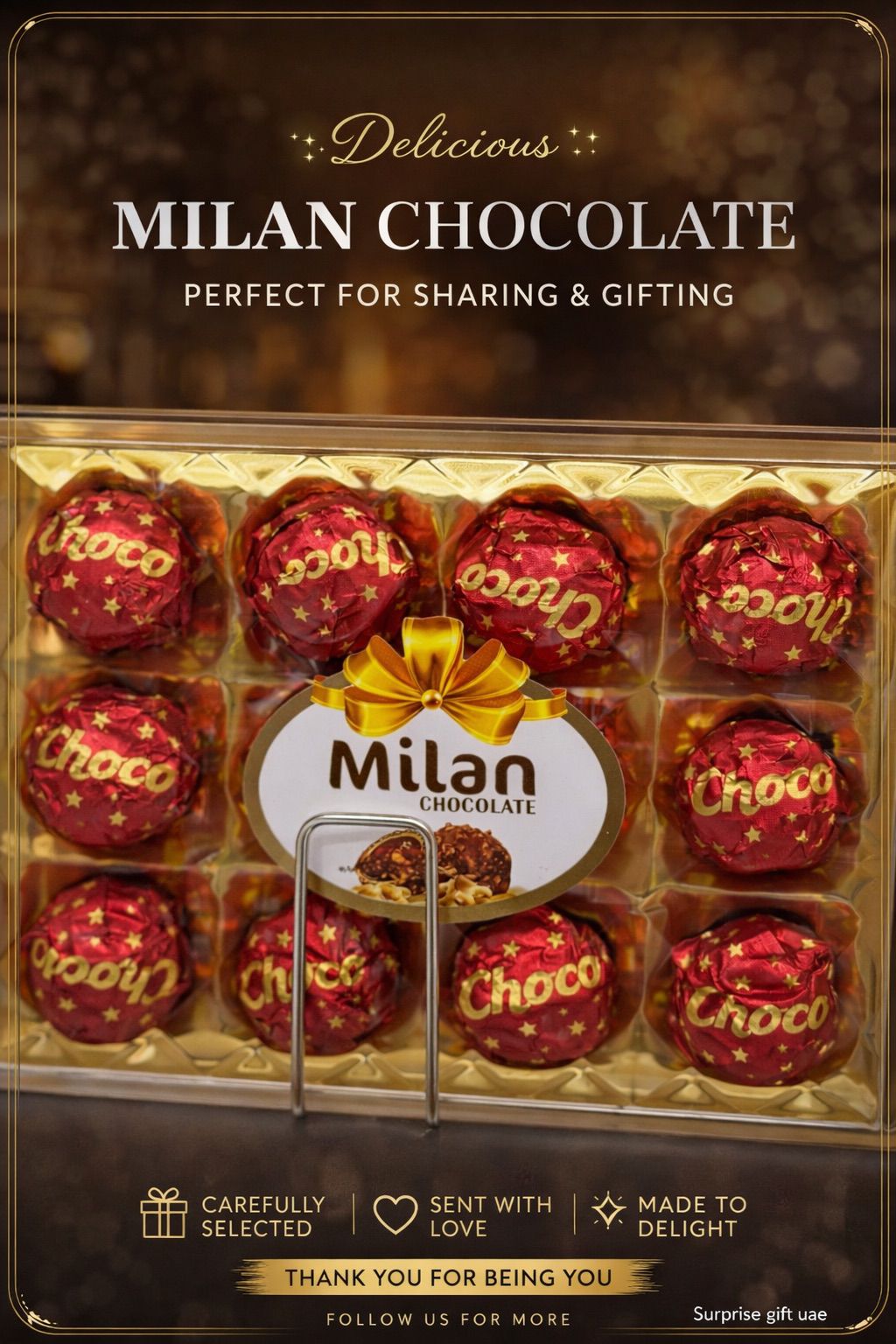 Monza Heart-Shaped Peanut Chocolate Pralines
